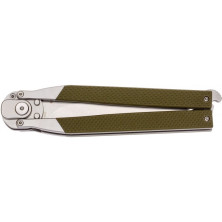 Ніж ремісника кінетичної ніж, D2 і G10 зелений