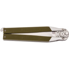 Ніж ремісника кінетичної ніж, D2 і G10 зелений