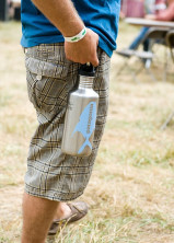 Пляшка для води Klean Kanteen Classic Loop Cap 1182 мл-Срібна