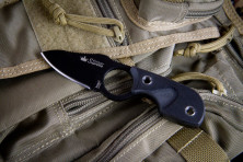 Ніж Kizlyar Supreme Amigo-X чорний, сталь AUS8