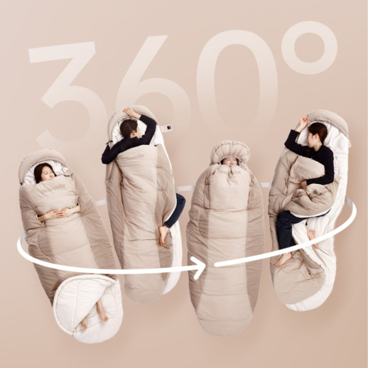 Спальний мішок овальний Naturehike PS200 CNK2350WS026, бежевий