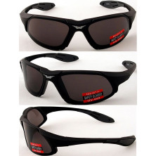 Окуляри Global Vision Code-8 (smoke) чорні