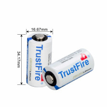 Батарейка Trustfire CR123A 3.0 v 1300mAh
