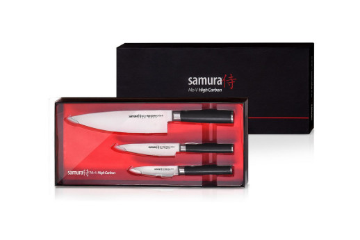 Набір з 3-х кухонних ножів Samura Mo-V SM-0230