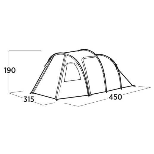 Намет п'ятимісний Easy Camp Hidra 5 (120491)