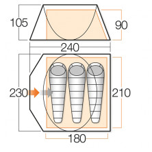 Намет Vango Pop 300 DS River