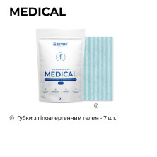 Душ для всього тіла Estem MEDICAL (Одноразова пінна губка - 7 шт)
