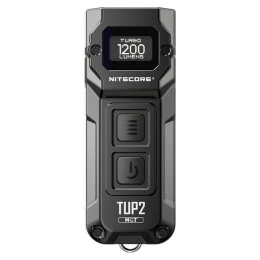 Ліхтар наключний Nitecore TUP2 MCT (4xUHE LED, 1200 люмен, 5 режимів, USB-C), чорний