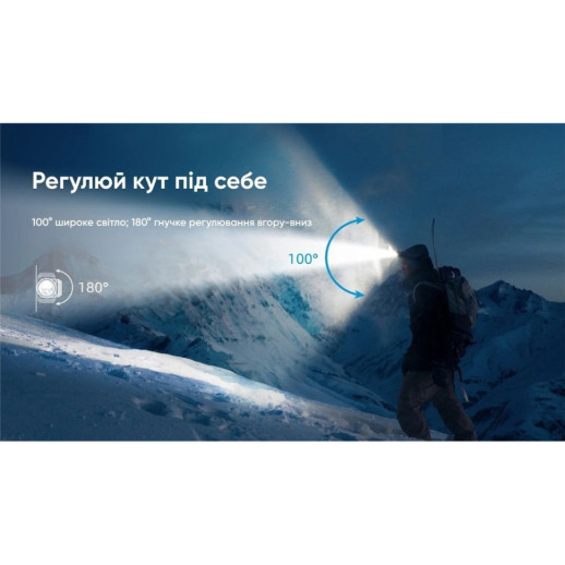 Ліхтар Wuben H1, чорний