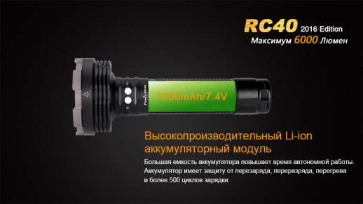 Надпотужний ліхтар Fenix RC40 Cree XM-L2 U2 LED