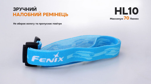 Налобний ліхтар Fenix HL10, чорний