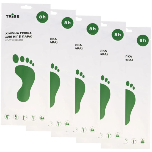 Набір хімічних грілок Tribe Foot Warmer для ніг (5 пар) T-LD-0012-L-XL