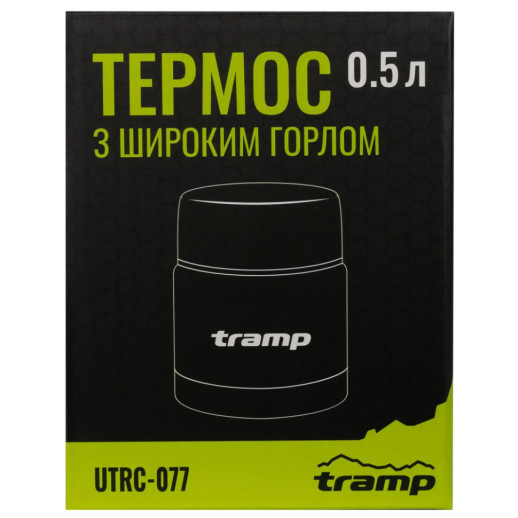 Термос Tramp з широким горлом 0,5л UTRC-077