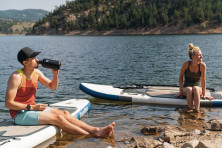 Пляшка для води Klean Kanteen Classic Loop Cap 800 мл-срібляста