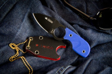 Ніж Kizlyar Supreme Amigo-Z чорний, сталь D2