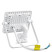 Прожектор VIDEX 10W 5000K з датчиком руху та освітлення 220V White (VL-F2e-105W-S)