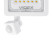 Прожектор VIDEX 10W 5000K з датчиком руху та освітлення 220V White (VL-F2e-105W-S)