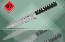 Ніж кухонний Samura 67 Damascus універсальний, 150 мм, SD67-0023