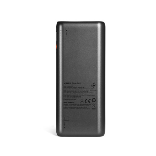 Повербанк 20000mAh VIDEX VPB-202C-G 75W Black