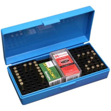 Кейс MTM .22 LR д/патрон. кал. 22lr. 17HMR на 200шт. блакитний