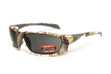 Окуляри захисні Global Vision Hercules-5 White Camo (gray), сірі в камуфльованій оправі