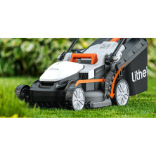 Акумуляторна газонокосарка Litheli, живлення від павербанку (УМБ Litheli Power Bank 20000 mAh, 45 W, 4А SE в комплекті)