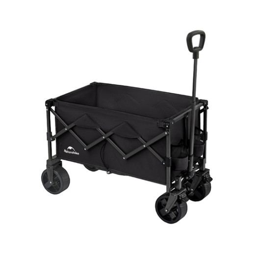 Візок туристичний складаний Naturehike Light CNK2350JJ012, 100 л, чорний