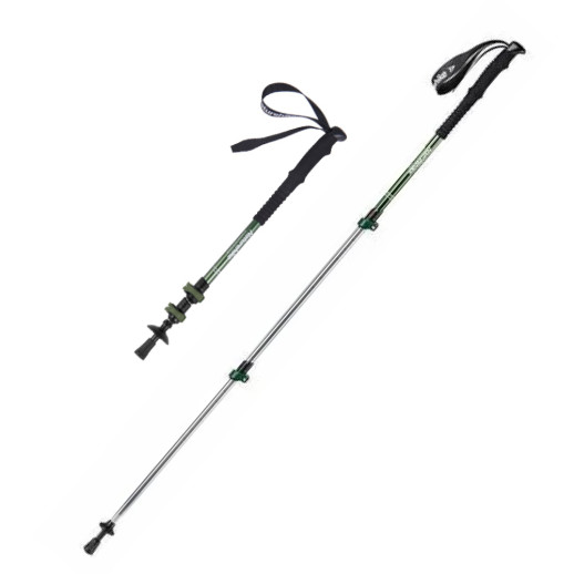 Трекінгова палиця 3-сек. Naturehike Men ST 01 6061 AL NH17D001-Z, алюміній, зелена