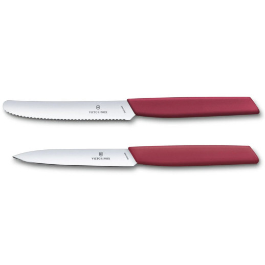 Набір кухонний Swiss Modern Paring Set 2шт з черв. ручками (2 ножа) Berry (Lim.Ed. 2022)