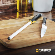 Work Sharp Керамічний мусат Ceramic Kitchen Honing Rod WSKTNCHR-I (вітринній зразок / пошкоджена упаковка)
