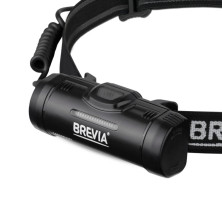 Ліхтар налобний Brevia 500Lm, 2600mAh micro-USB, IP64, заднє світло