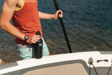 Пляшка для води Klean Kanteen Classic Loop Cap 800 мл-Чорна