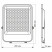 Прожектор VIDEX 150W 5000K 220V IP65 (VL-F2-1505G)