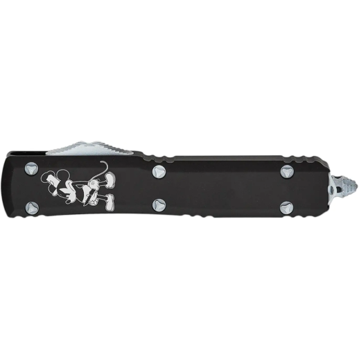 Ніж Microtech Ultratech Double Edge Signature Series Steamboat Willie black