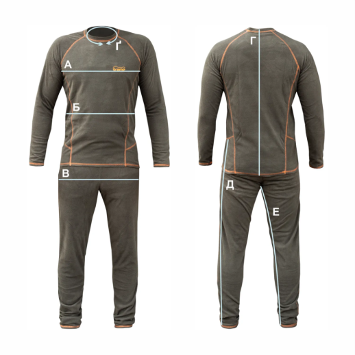 Термобілизна чоловіча Tramp Microfleece комплект (футболка+штани) grey UTRUM-020, UTRUM-020-grey-L