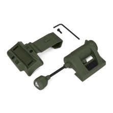 Тактичний ліхтар на шолом Night Evolution LT-09-T з 4-ма світлодіодами. Олива