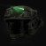 Тактичний ліхтар на шолом Night Evolution LT-09-T з 4-ма світлодіодами. Олива
