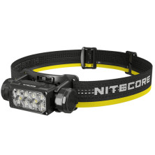 Ліхтар налобний Nitecore HC65 UHE (8 x NiteLab UHE LED, 2000 люмен, 11 режимів, 18650, USB Type-C), сірий