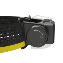 Ліхтар налобний Nitecore HC65 UHE (8 x NiteLab UHE LED, 2000 люмен, 11 режимів, 18650, USB Type-C), сірий