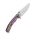 Ніж складаний туристичний Weknife Dracarys, (9.1 см) Böhler M390 / титан 6AL4V фіолетовий/золотий