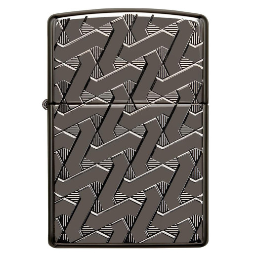 Запальничка Zippo 24095 Geometric Weave Design Armor 49173