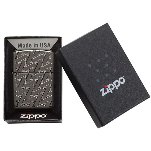 Запальничка Zippo 24095 Geometric Weave Design Armor 49173