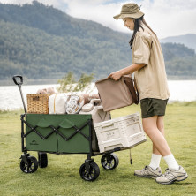 Візок туристичний складаний Naturehike Light CNK2350JJ012, 100+50 л, зелений