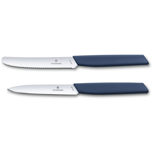 Набір кухонний Swiss Modern Paring Set 2шт з син. ручками (2 ножі) Marine (Lim.Ed. 2022)