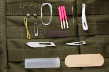 Ніж Kizlyar Supreme Survivalist Z, сталь D2 Gray Titanium