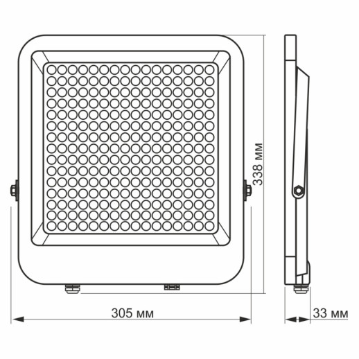 Прожектор VIDEX 200W 5000K 220V IP65 (VL-F2-2005G)