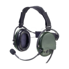 Активні навушники Sordin Supreme MIL CC, з Мікрофоном, (Задній тримач) green (76332-06-S)