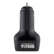 Автомобільний зарядний пристрій Brevia ePower TriDrive 44W 1xUSB-C+2xUSB-A