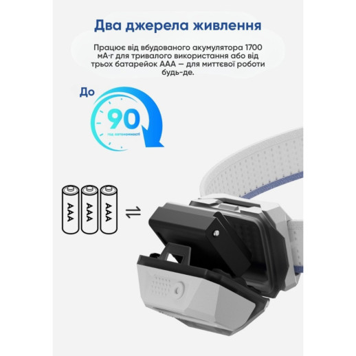 Ліхтар Wuben H4, чорний