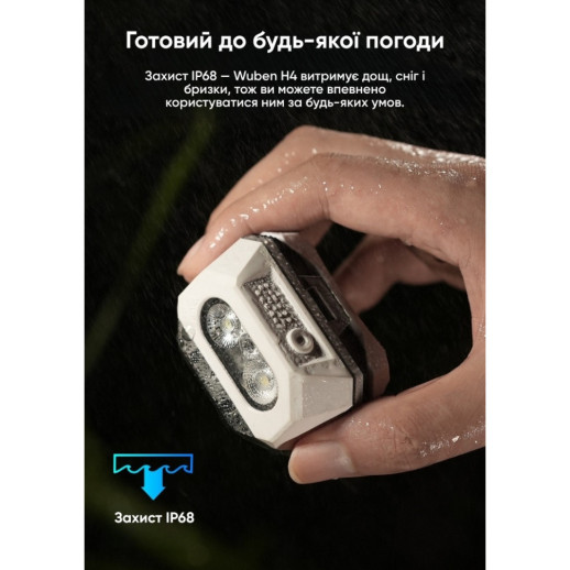 Ліхтар Wuben H4, чорний